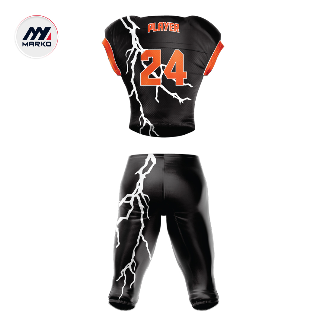 American Football Uniform Sublimated Pearl American Football Uniform Sublimated Pearl