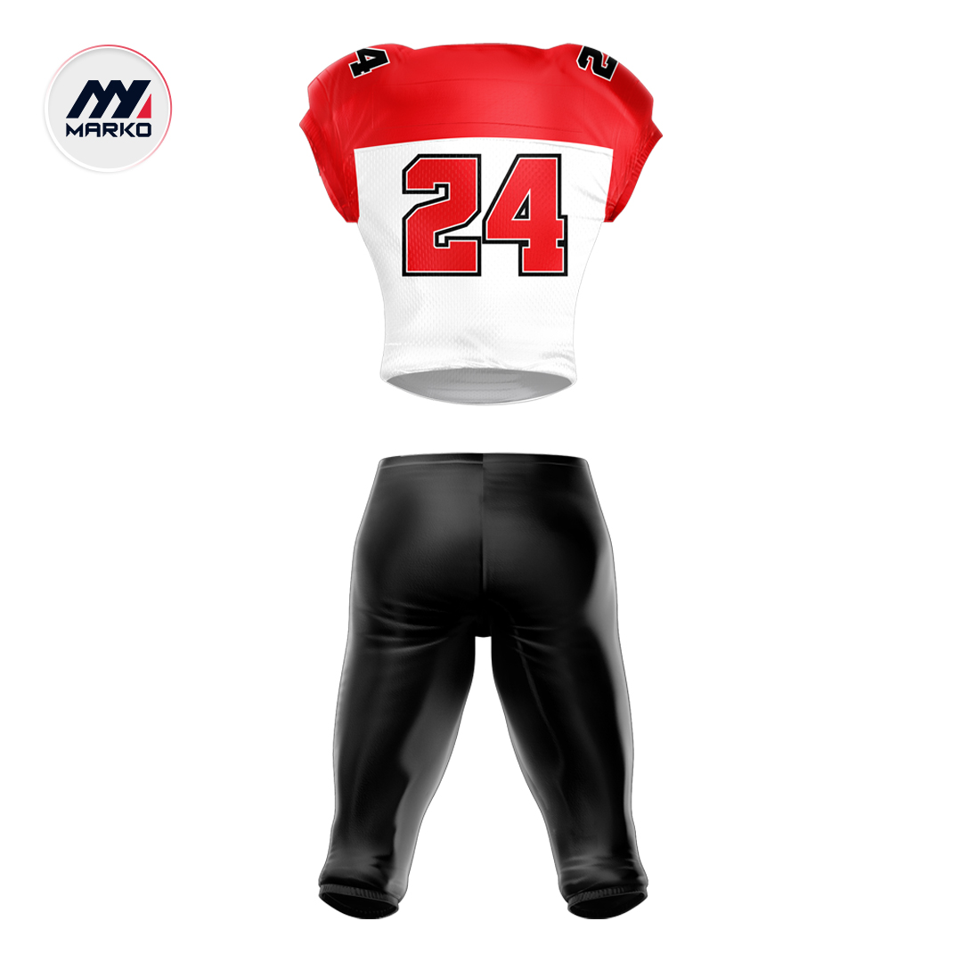 American Football Uniform Sublimated Pearl American Football Uniform Sublimated Pearl
