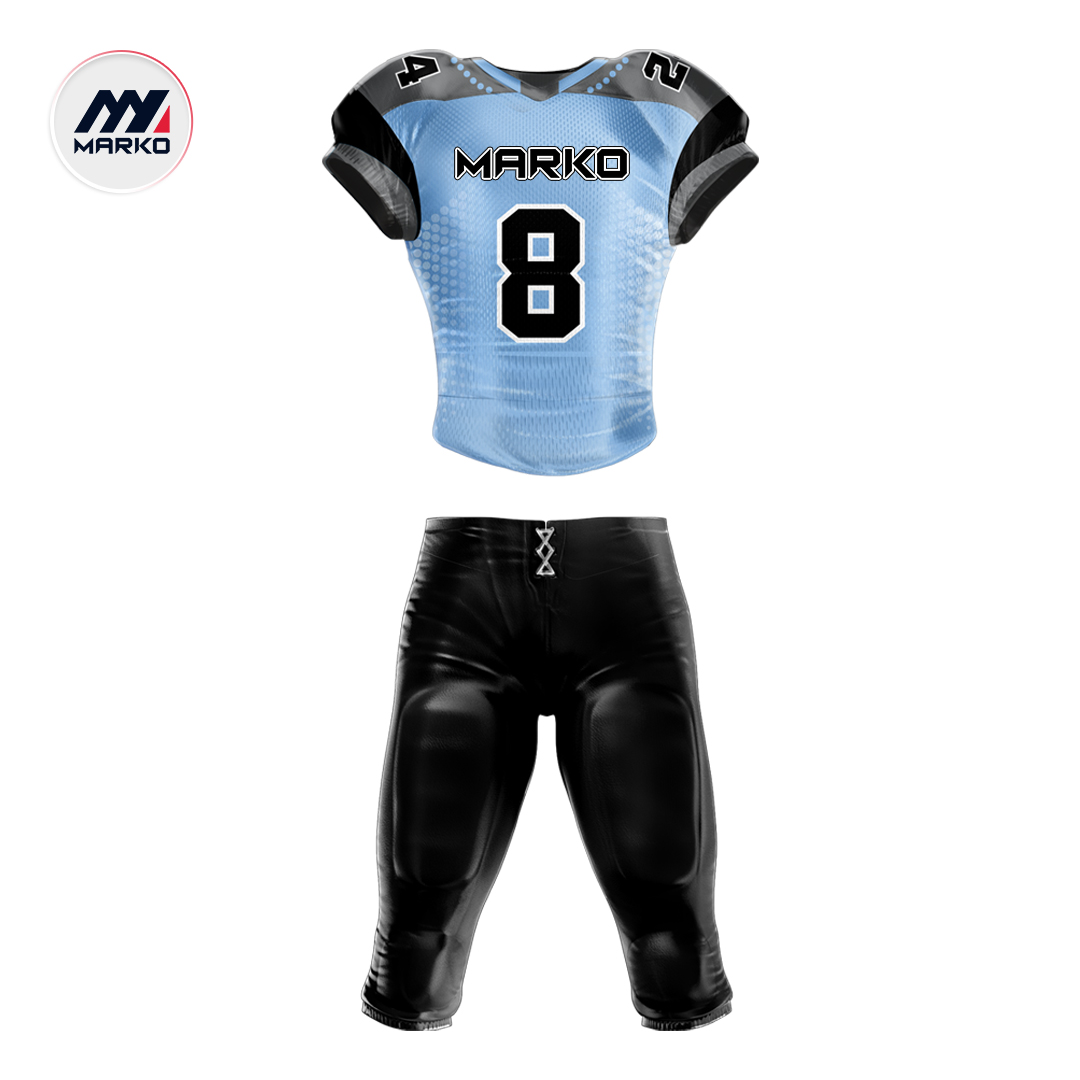 American Football Uniform Sublimated Pearl