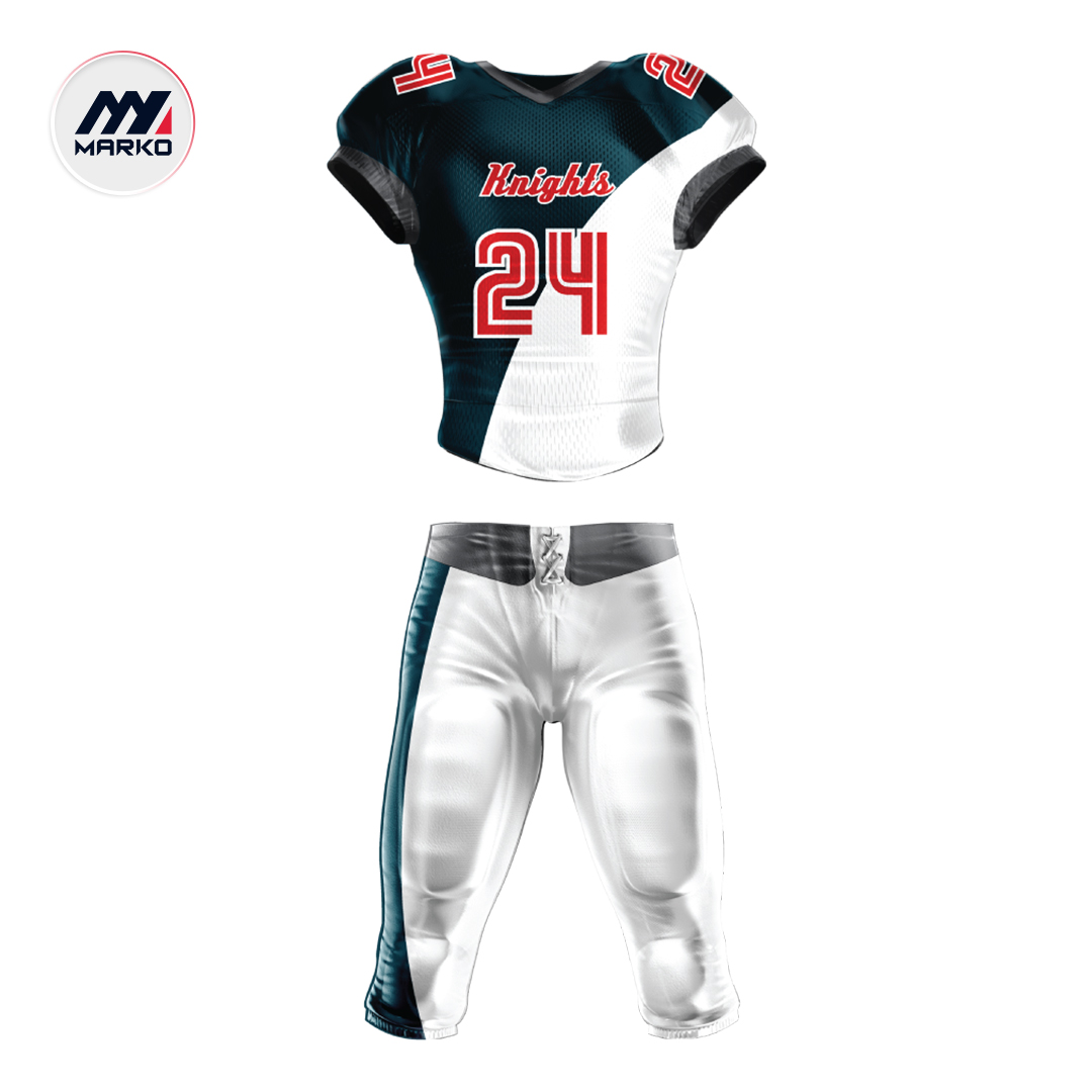 Knights Football Uniform Sublimated