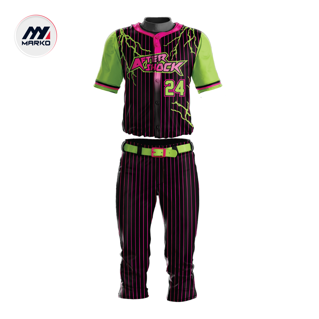 Aftershock Baseball Uniform Sublimated
