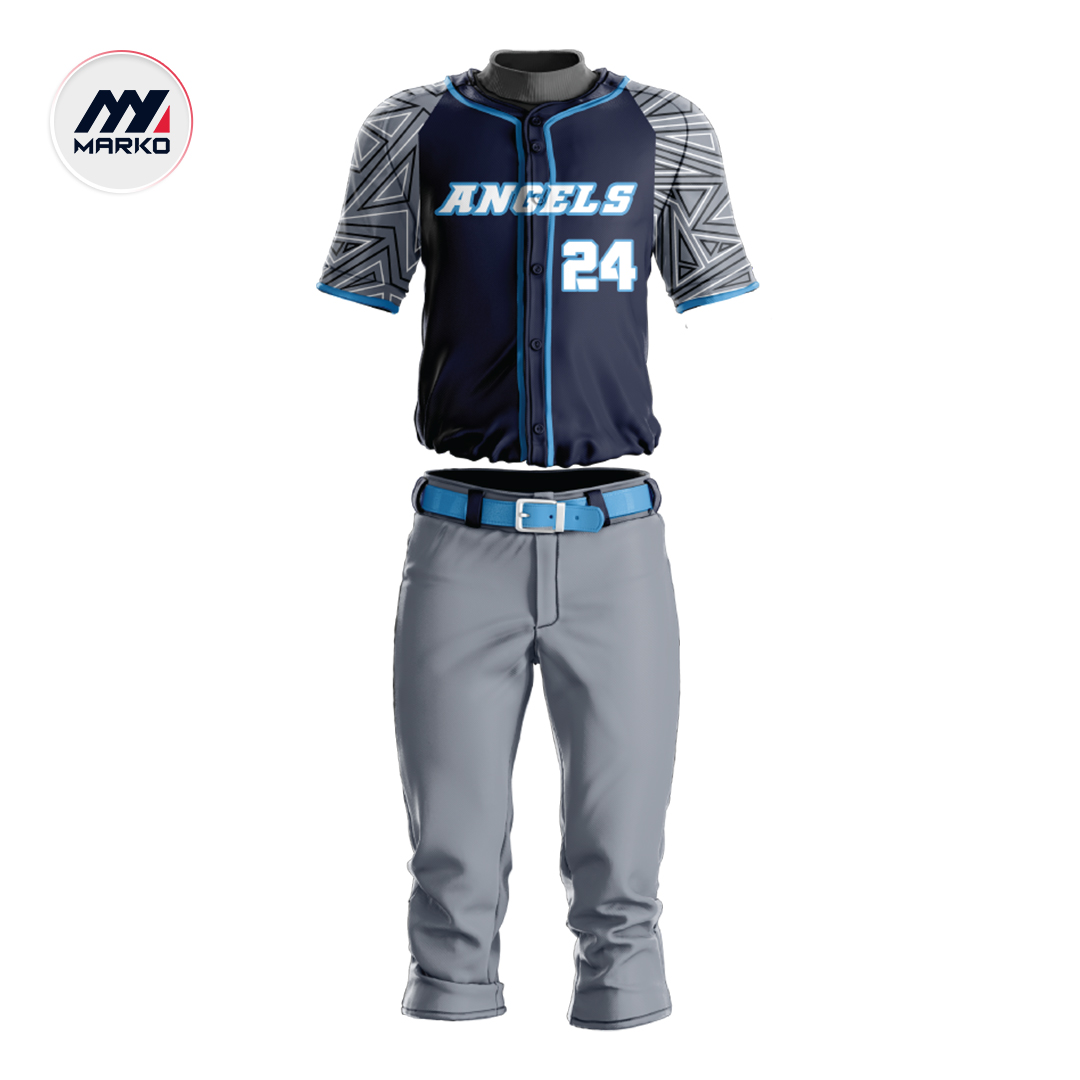 Angels Baseball Uniform Sublimated