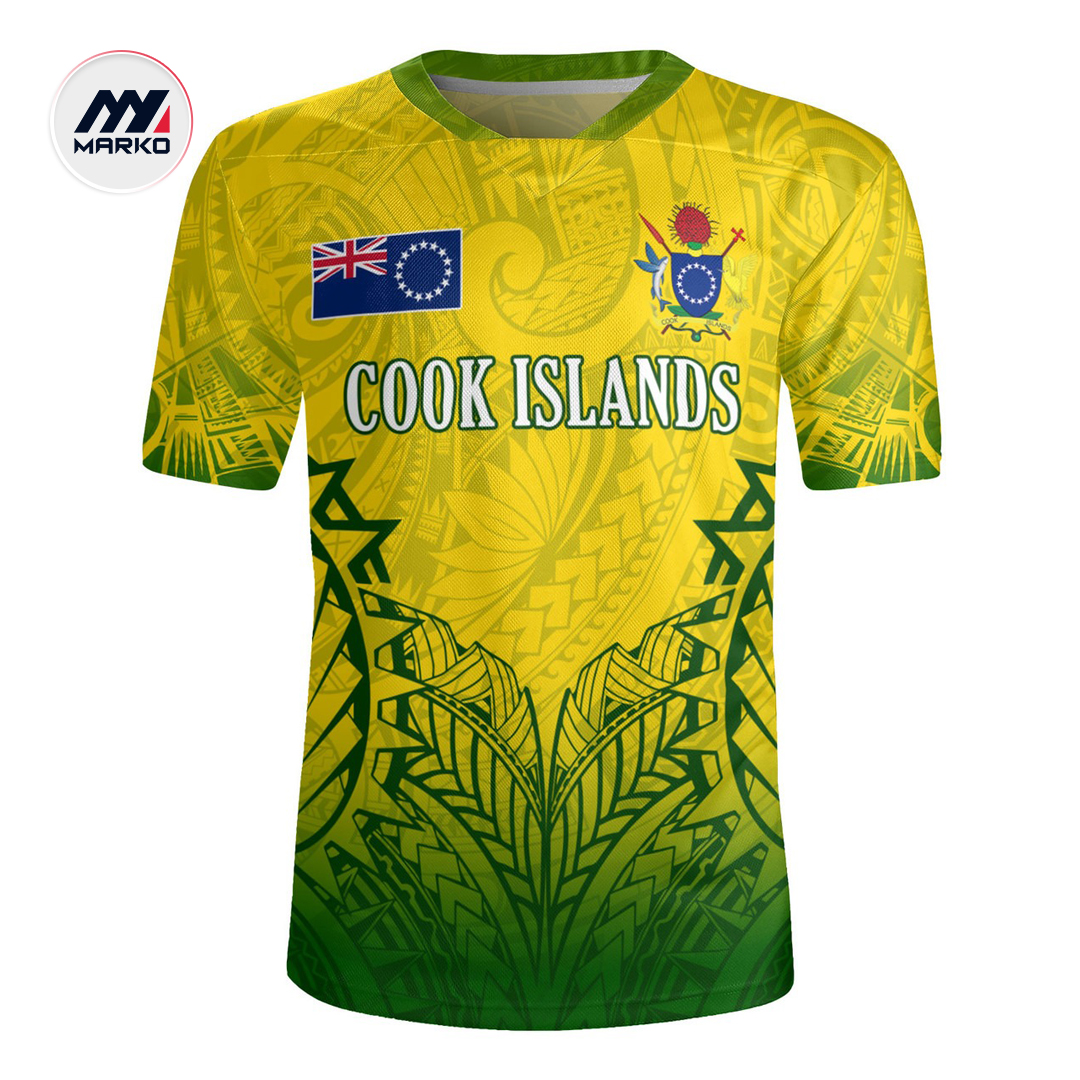 Personalised Rugby Jersey Seal With Flag Style